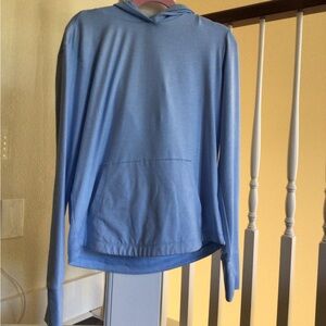 Athleta Girl Blue Long Sleeve Tee Relaxed Fit